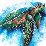 Sea Turtle Escape