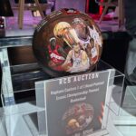 Raps City Social Silent Auction - Hand Painted Championship Themed Basketball